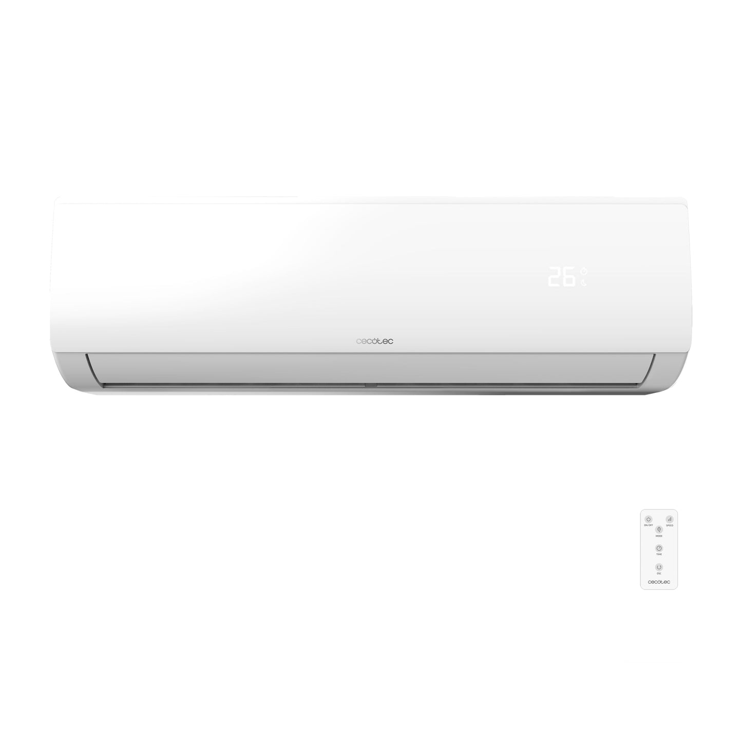 Cecotec EnergySilence 12000 AirClima, 12000 BTU, Wärmepumpe, LED-Anzeige, Fernbedienung, 5 Modi, 24 h Timer, 62 dB, Energieklasse A++
