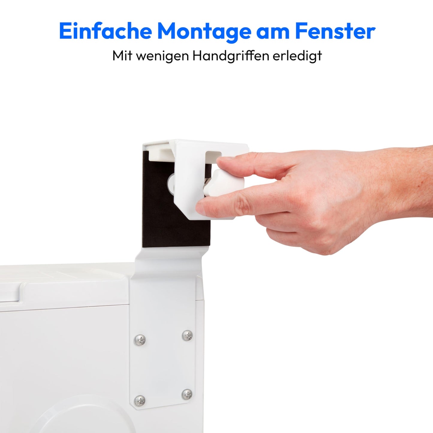 MEDION P502 Split-Klimaanlage, 5000 BTU, smart, für Wohnwagen, Camper & Boote, mit Montagekit, Kühlen, Entfeuchten, Ventilieren, Schlafmodus