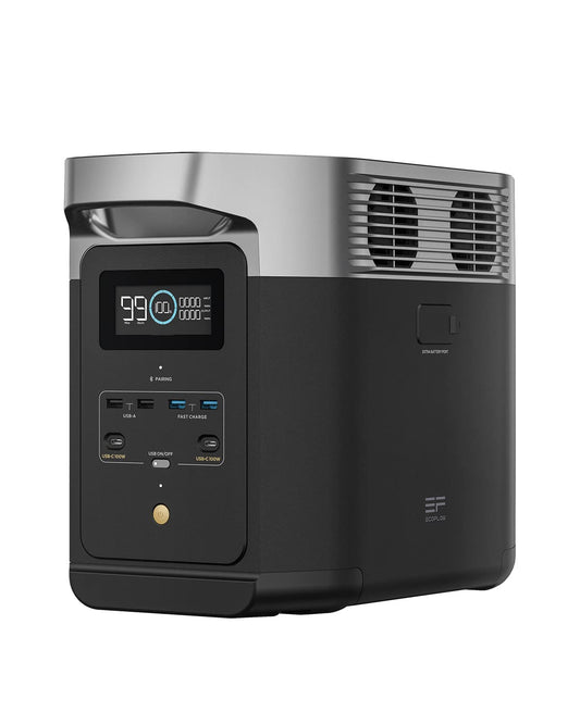 EF ECOFLOW DELTA 2 Powerstation 1024Wh, erweiterbar bis 3kWh, Camping & Wohnmobile, generalüberholt, unbenutzt