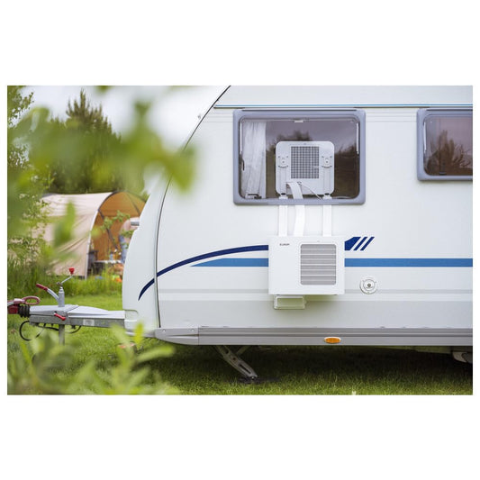 Eurom AC3501 Split-Klimaanlage, 3500 BTU, WiFi/App, für Wohnwagen, Camper & Boote, mobiles Klimagerät für bis zu 24 m³, IP24 geschützt