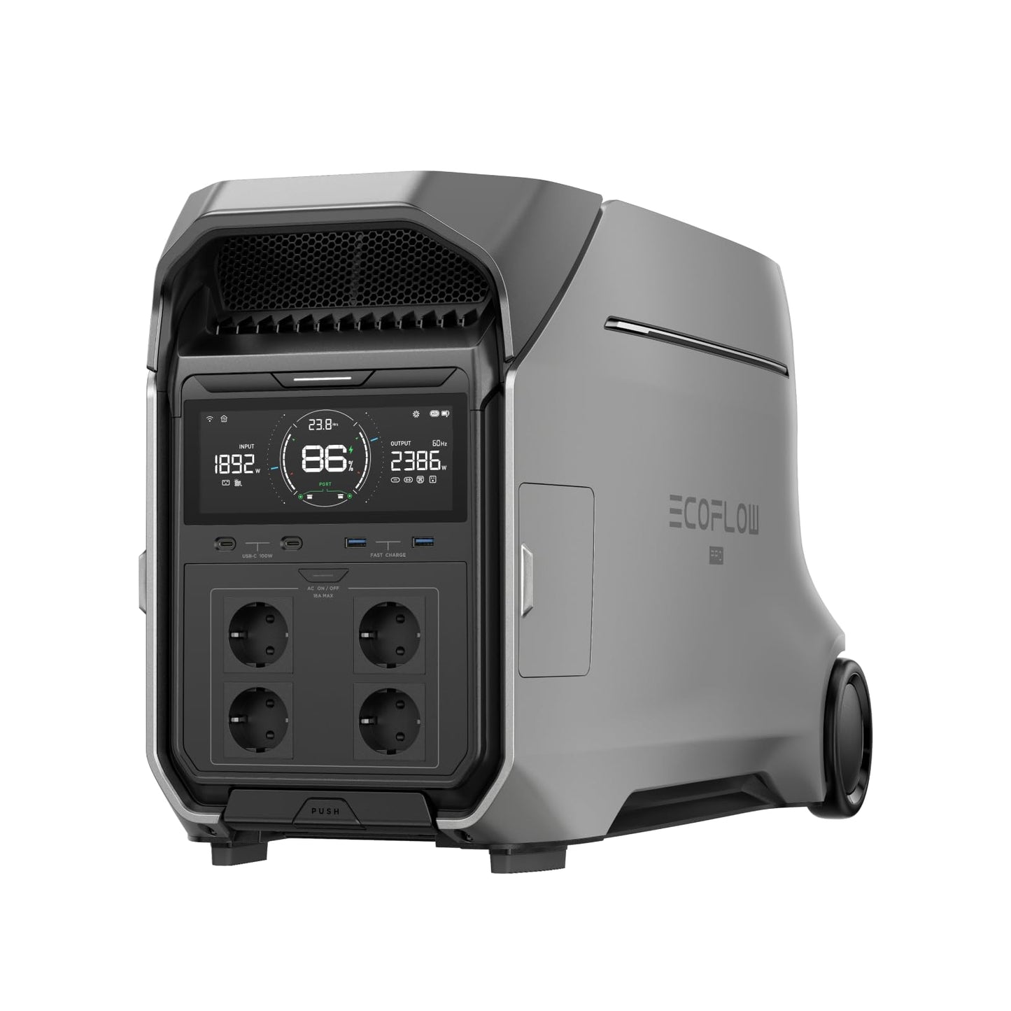 EF ECOFLOW DELTA Pro 3 Powerstation 4096Wh, 4000W, erweiterbar 12kWh, Camping & Wohnmobile, generalüberholt, unbenutzt