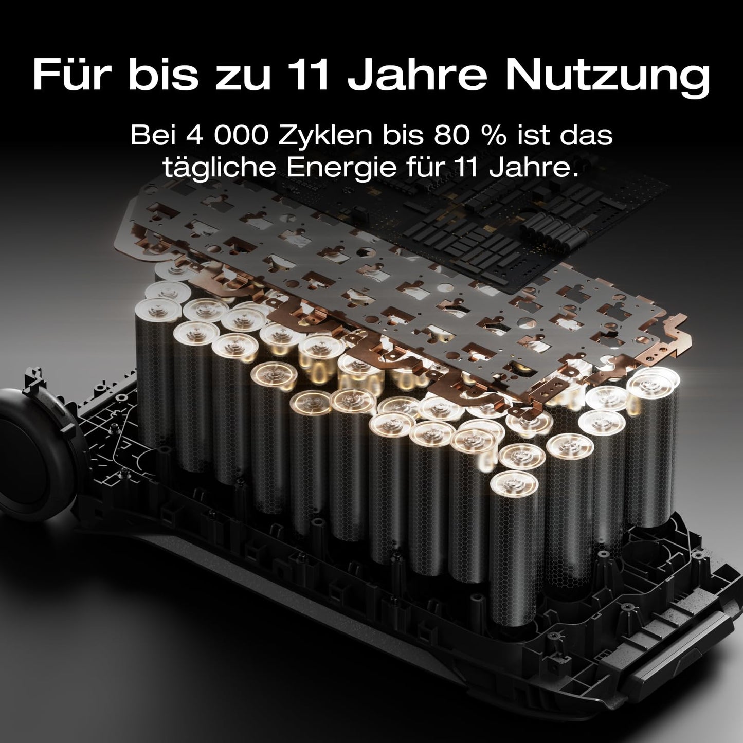 EF ECOFLOW DELTA Pro 3 Zusatzbatterie 4096Wh LiFePO4, erweiterbares Energie-Backup für Zuhause, Camping & Notstrom