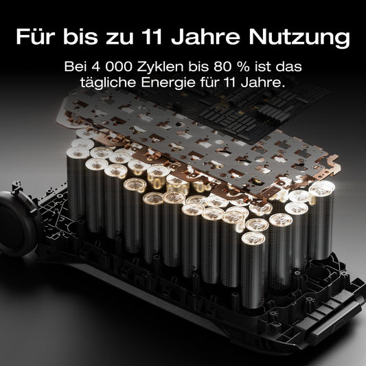 EF ECOFLOW DELTA Pro 3 Zusatzbatterie 4096Wh LiFePO4, erweiterbares Energie-Backup für Zuhause, Camping & Notstrom